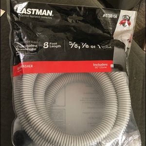 New- Eastman Universal Corrugated drain hose for a dishwasher
